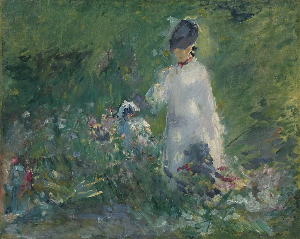 121-Édouard Manet, giovane donna nei fiori, 1879 